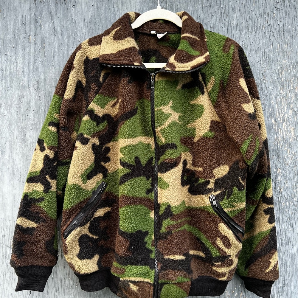 Camouflage Fleece Jacket